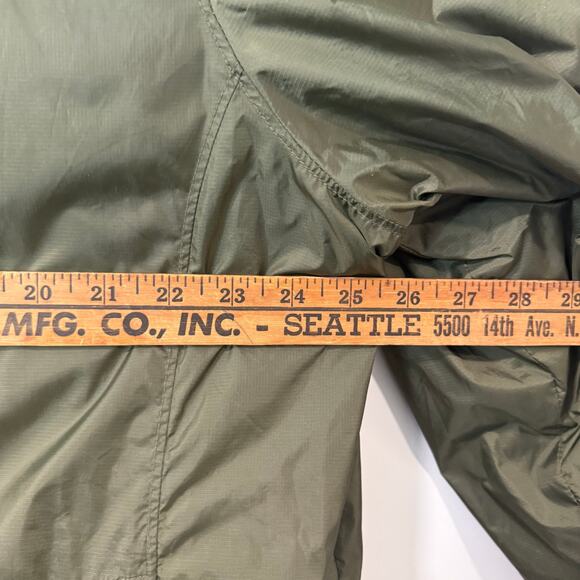 L.L. Bean Men's Jacket Fleece Lined Windbreaker Full Zip Green XXL Reg - Picture 6 of 7